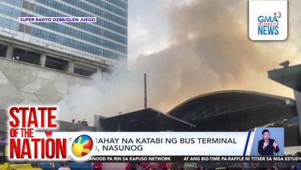 Nasa 20 bahay na katabi ng bus terminal sa Cubao, nasunog | SONA