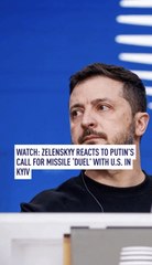 Zelenskyy slams Putin's call for 'missile duel in Kyiv'