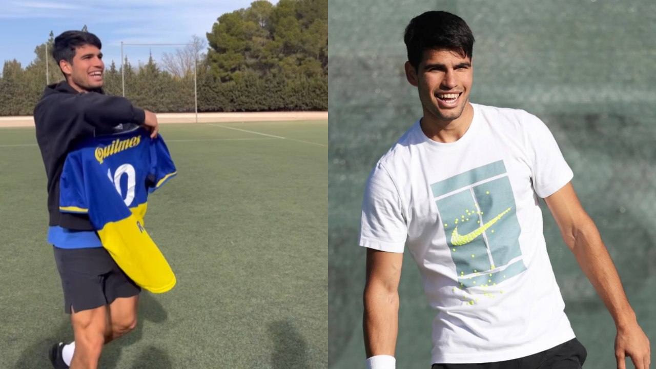 Tennis - ATP 2024 - Carlos Alcaraz joue au tennis... et au foot à la Juan Carlos Ferrero Tennis Academy