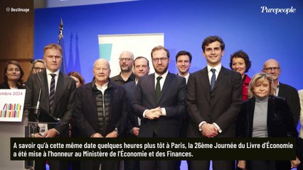 La littérature et l’économie à l’honneur à Paris : Roselyne Bachelot plus élégante que jamais, aux côtés d’un influent homme d’affaires !