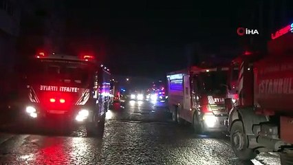 Esenyurt'ta fabrika yangını söndürüldü!