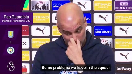Guardiola confirms Dias will be out for 'three or four weeks'