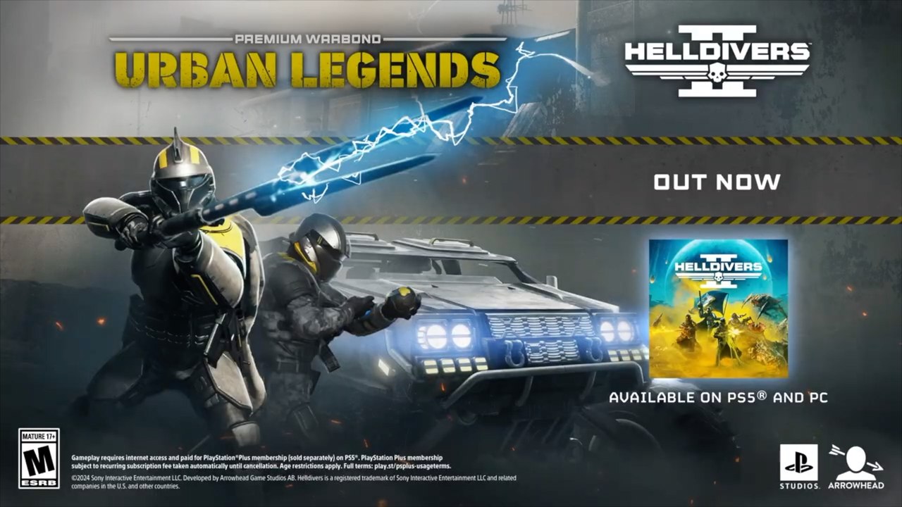 Helldivers 2 Official Urban Legends Warbond Trailer
