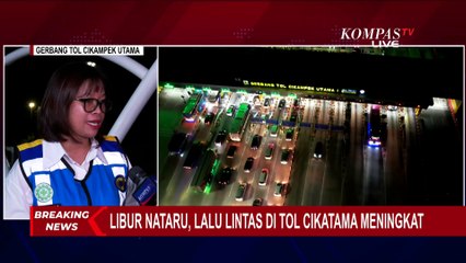 Libur Nataru, Jasa Marga Ungkap Ada 21 Persen Lonjakan Volume Kendaraan di Gerbang Tol Cikatama