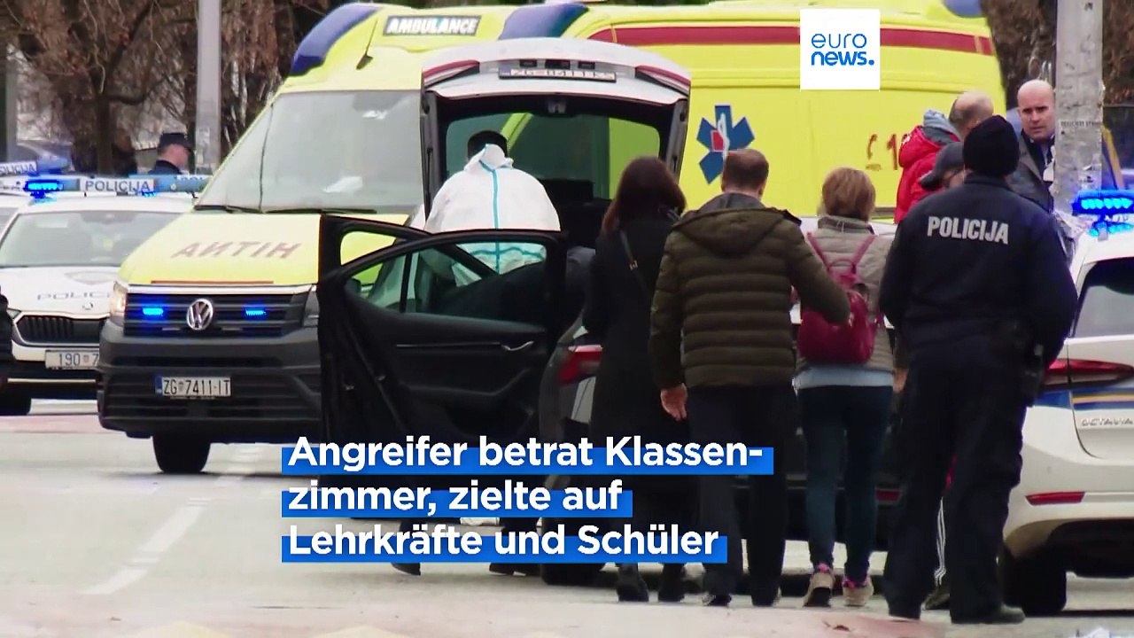 Messerangriff an Grundschule in Zagreb: Mindestens ein Mädchen getötet