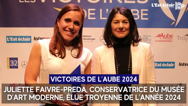 Juliette Faivre-Preda élue Troyenne de l'année 2024 lors des Victoires de l'Aube