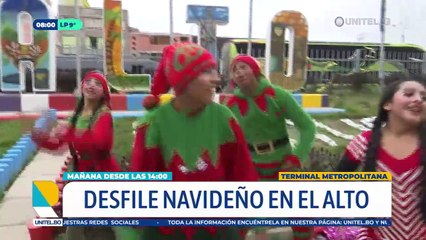 Este 21 de diciembre es el desfile navideño de El Alto