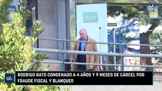 Rodrigo Rato condenado a 4 años y 9 meses de cárcel por fraude fiscal y blanqueo