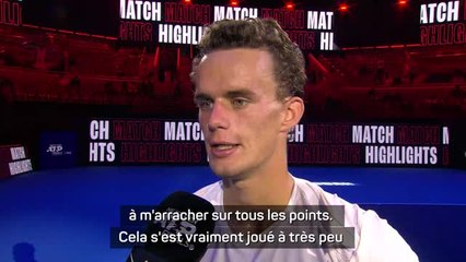 Finales NextGen - Van Assche : "Je suis content d'avoir su gérer mes émotions"