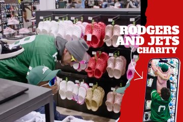 Aaron Rodgers and the Jets give special moment to kids