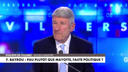 Philippe de Villiers : «François Bayrou a commis une faute»