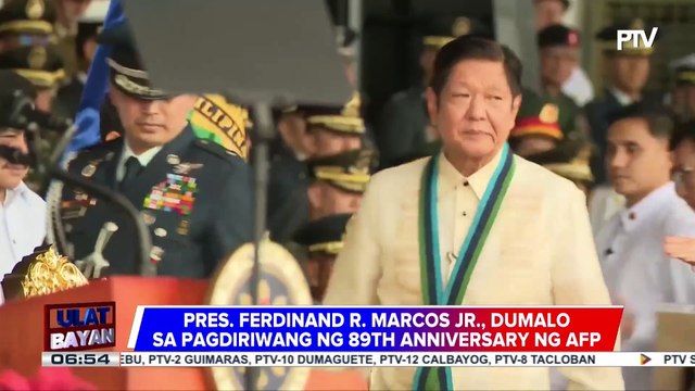 PBBM, dumalo sa pagdiriwang ng ika-89 anibersaryo ng AFP