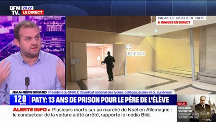 Procès Paty: "Le plus important était qu'ils soient déclarés coupables", assure le président du Syndicat national des lycées, collèges, écoles et du supérieur