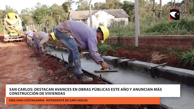 San Carlos: destacan avances en obras públicas este año y anuncian más construcción de viviend