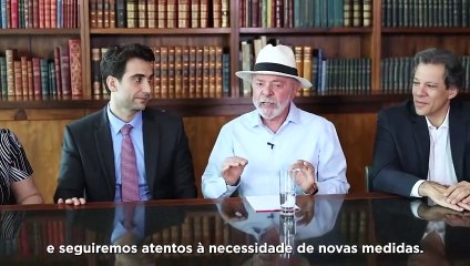 Vídeo completo de Lula desejando sorte a Galípolo no BC