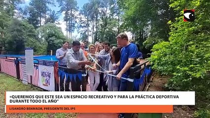 "Queremos que este sea un espacio recreativo y para la práctica deportiva durante todo el año"