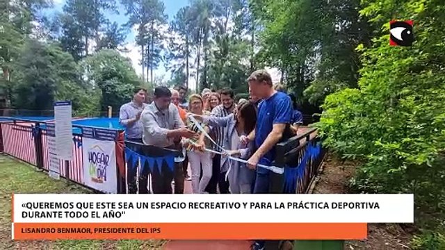 Queremos que este sea un espacio recreativo y para la práctica deportiva durante todo el año