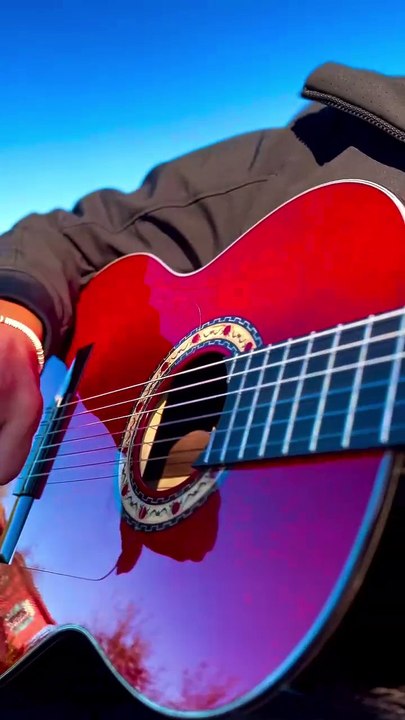 Spanish guitar flamenco guitar rhythm strumming pattern