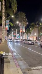 Rodeo Drive Sparkles_ Nighttime Festival Vibes 🌟✨ _ #Shorts