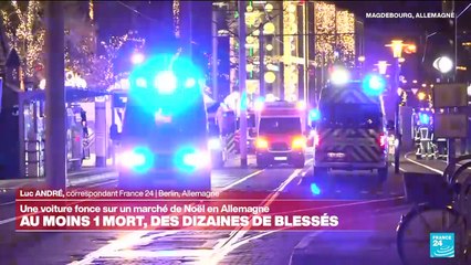 Attentat probable en Allemagne : "un explosif dans la voiture qui a foncé dans la foule"