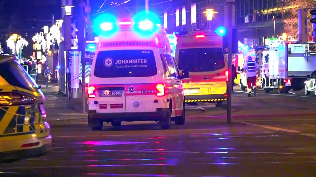 Mehrere Tote und dutzende Verletzte bei Anschlag auf Magdeburger Weihnachtsmarkt