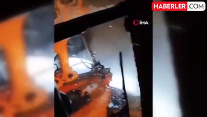 Yüksekova-Dağlıca Karayolu Kar Nedeniyle Trafiğe Kapandı