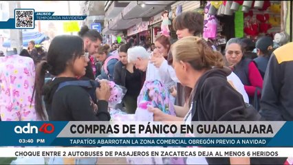 Así viven los tapatíos las compras de pánico previo a navidad
