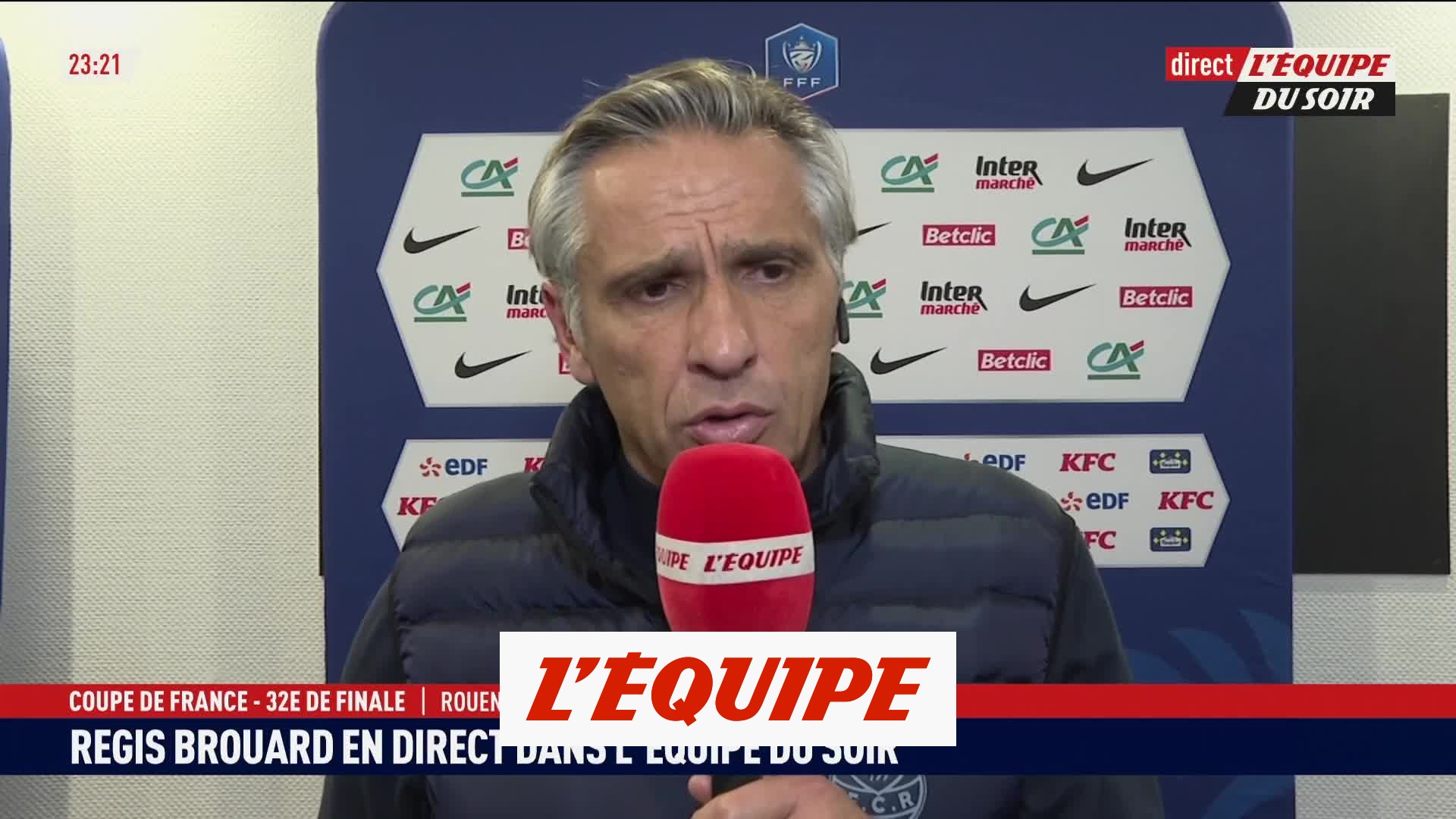 Fanion Match FC Rouen Vs Lille – Coupe De France 1983, Très Bon état