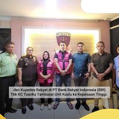 Ditreskrimsus Polda Riau Limpahkan Dua Tersangka BRI ke Kejaksaan