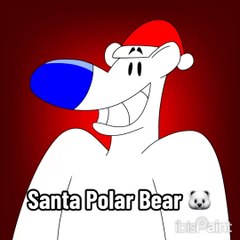 Johnny & Friends Minis: Santa Polar Bear in Speedpaint