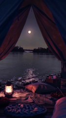 Luxury Tent Retreat with Soothing Water Sounds.