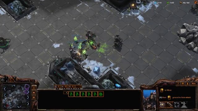 [StarCraft 2]No.0319 Great ZERG Player vs Hard A.I, WIN[2-Base Ravager-Ling Attack].CUT.01'23-09'14