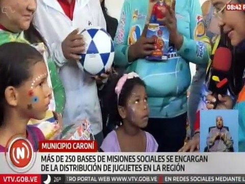 Bolívar | Gobierno Bolivariano entrega 2 mil juguetes para beneficiar a 8 comunas