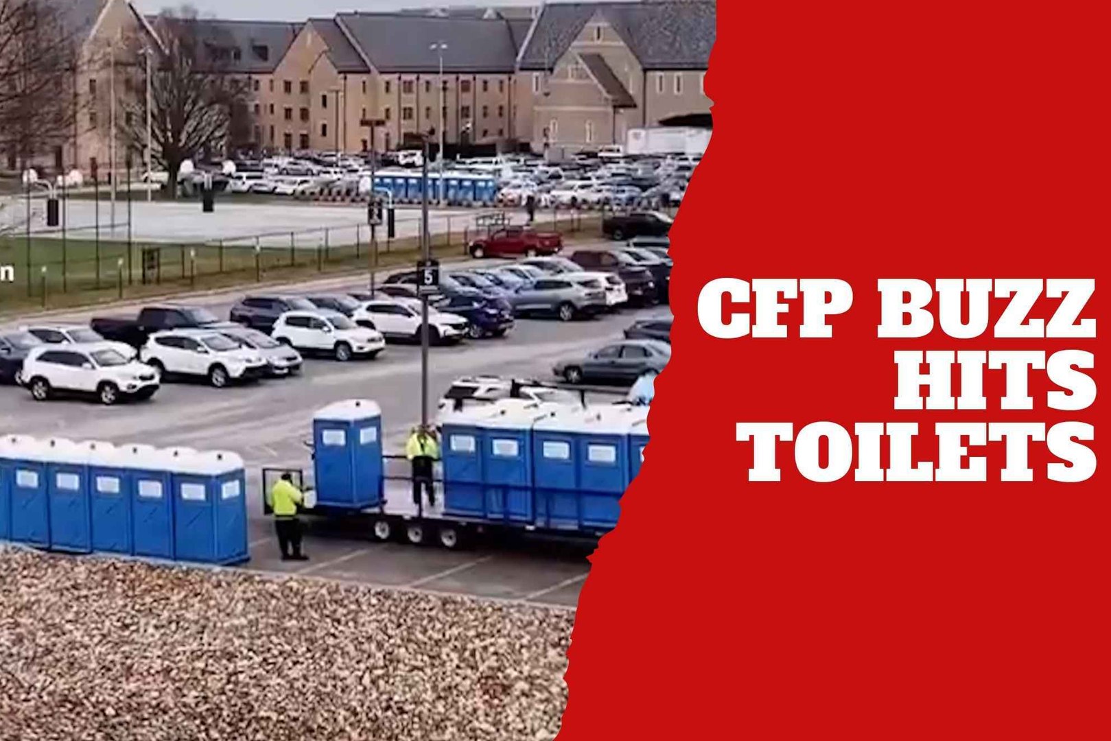 College Football Playoff buzz so big even a portable restroom company joins the hype