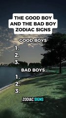 The Good Boy and The Bad Boy Zodiac Signs #zodiac #astrology #astro #horoscope