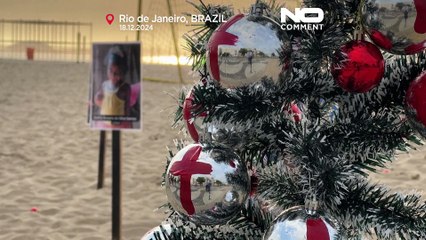 NO COMMENT: Así es el homenaje a los niños desaparecidos de Río de Janeiro