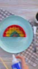 Rainbow waffles, please! 🌈🧇