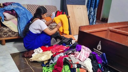 🌺Saree Vlog 🌹Akhir kyo karni pad rahi hai Thand me itni saaf safai