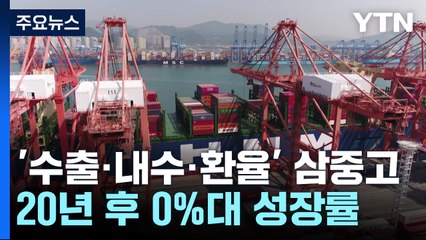 '수출·내수·환율' 삼중고...20년 후 0%대 성장률 / YTN