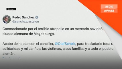 Insiden rempuh pasar Krismas di Jerman, pemimpin dunia ucap takziah