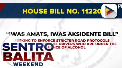'Iwas Amats, Iwas Aksidente' bill, isinusulong sa Kamara