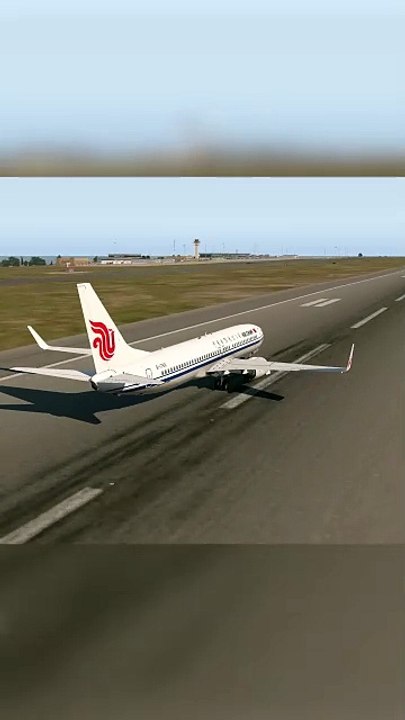 Enigmatic Departure: Air China Boeing 737 at Palermo Airport (PMO), Palermo, Italy #flights #fly #flightlovers #Canada #USA #Japan  #aviation #flying #FlyingLovers #aviationlovers