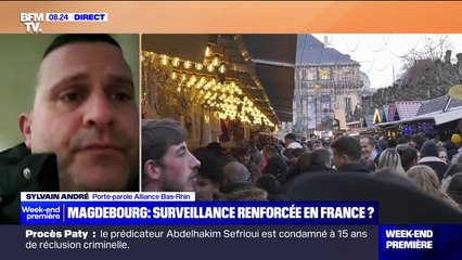 Magdebourg: "La France et l'Allemagne restent les pays européens les plus ciblés par les attentats terroristes", affirme Sylvain André (porte-parole Alliance Bas-Rhin)