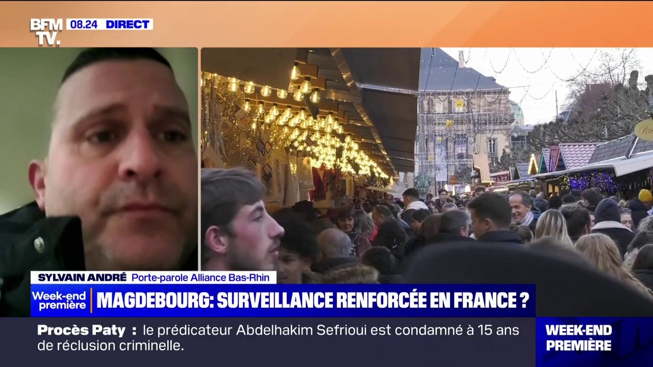 Magdebourg: "La France et l'Allemagne restent les pays européens les plus ciblés par les attentats terroristes", affirme Sylvain André (porte-parole Alliance Bas-Rhin)