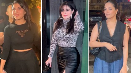 Jacqueline Fernandez, Zareen Khan & Anita Hassanandani Clicked Spotted In Bandra | Bollywood Beauties