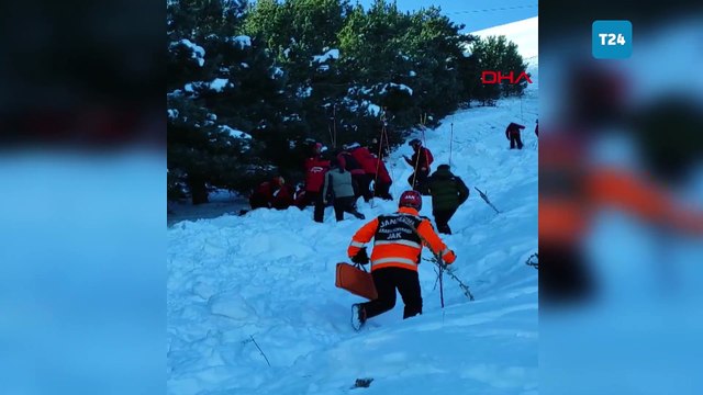 Erzurum'da Judo Milli Takımı tırmanış yaparken çığ düştü