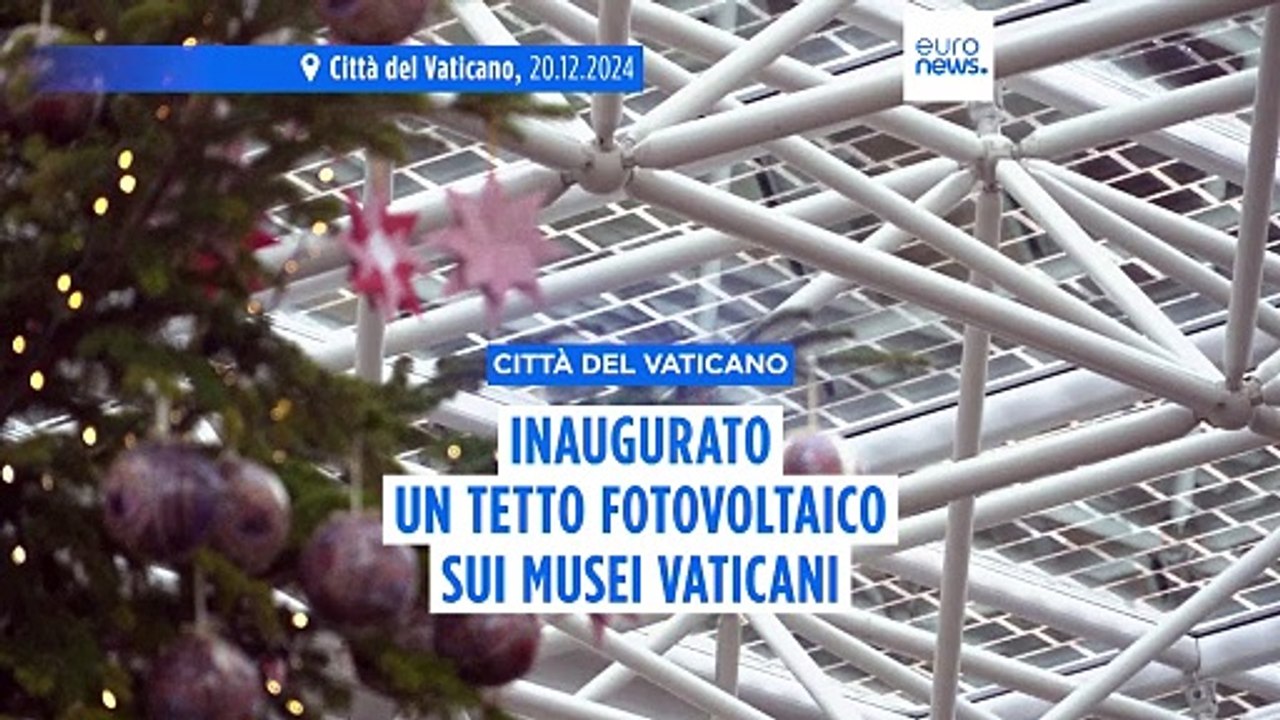 Vaticano: inaugurato un tetto fotovoltaico, Papa impegnato nella transizione energetica