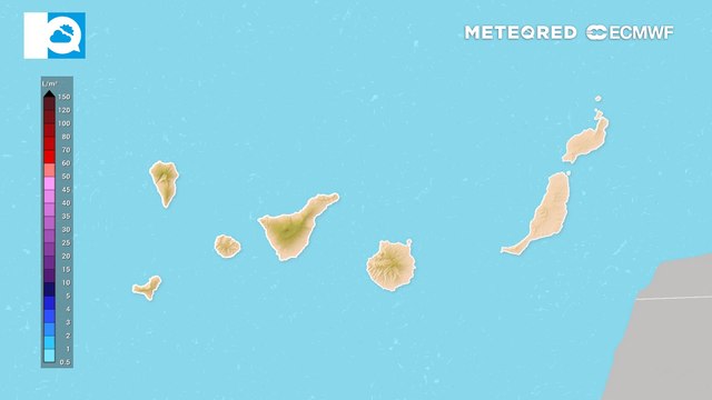La DANA dejará lluvias muy fuertes en Canarias