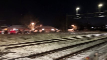 swedensnowtraindeparture