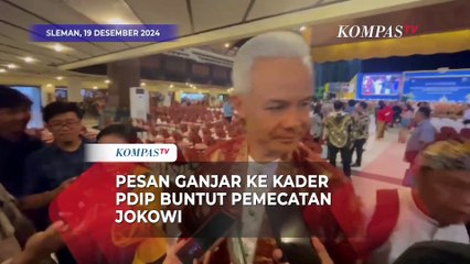 Pesan Ganjar ke Kader PDIP Buntut Pemecatan Jokowi